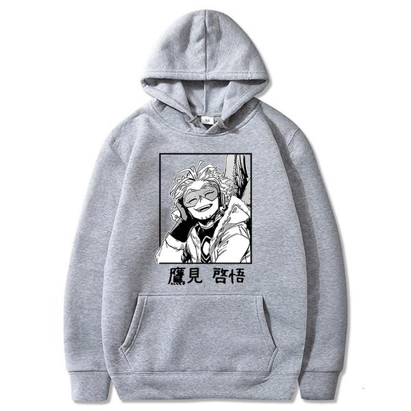 New Hawks My Hero Academia Printed Hoodie Hoodie Hoodie Sportswear Daily Comfortable Top Casual Fashion Home Hoodie Warm