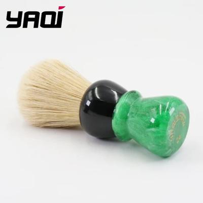 Кисть для бритья YAQI Green Viper 24 мм, ручка из кабаньей щетины
