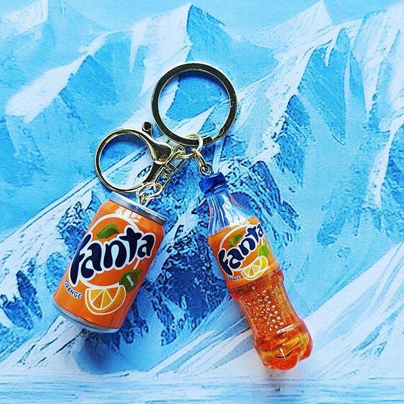 Брелок Coca-Cola Sprite Fanta: Межгосударственный кулон-крышка от бутылки для сумок или автомобилей, Уникальный подарок для пары.
