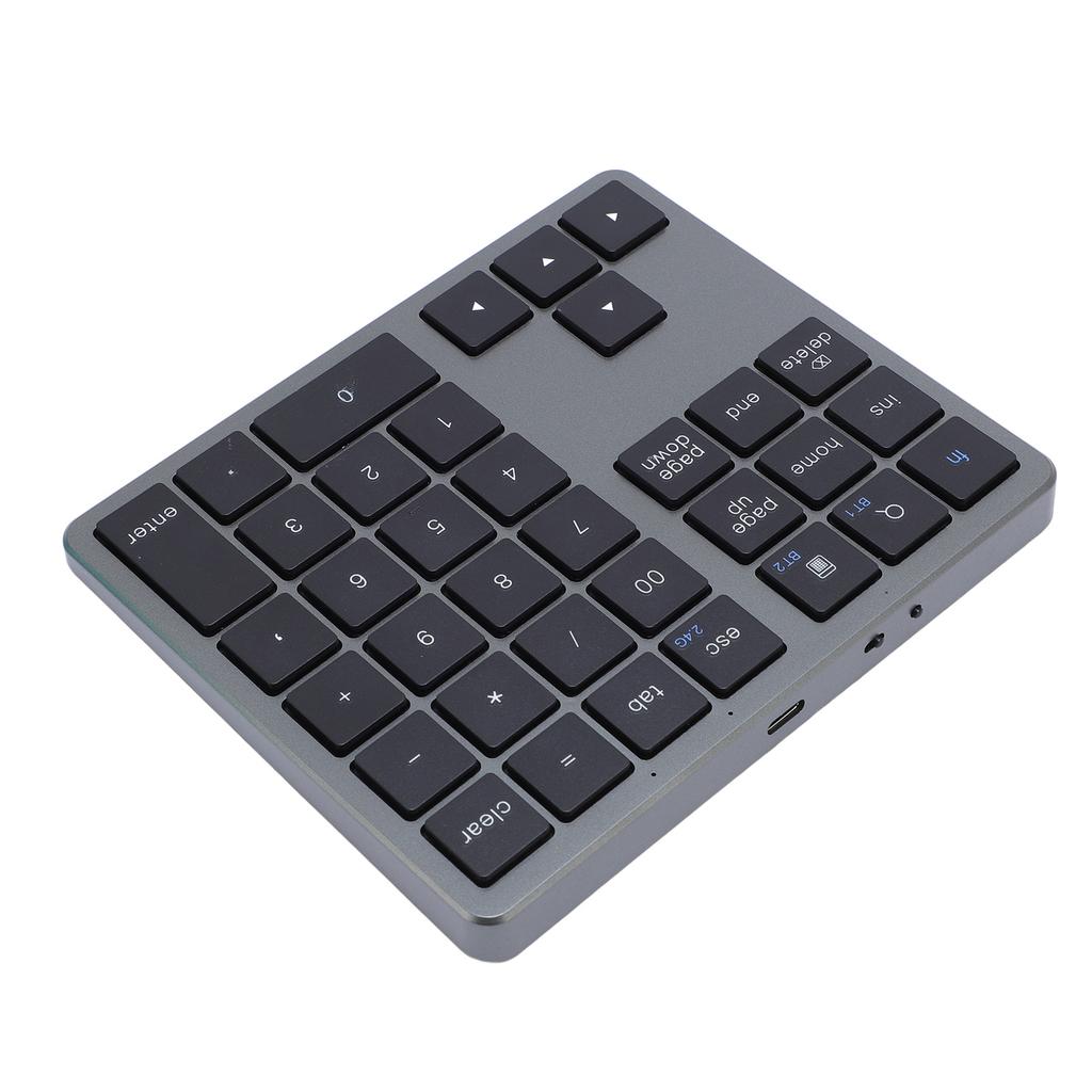 Number Pad Wireless   Dual Mode 35 Keys Rechargeable   Numeric Keypad for Laptop PC Tablet