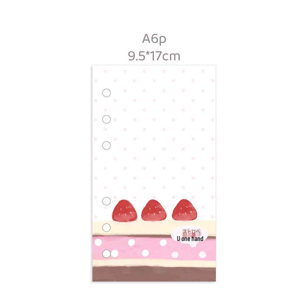 Waka Waka Strawberry Cake Acrylic Planner Dividers - M5/A6/A7 Sizes