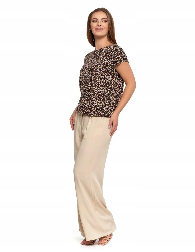 Women'S Blouse With Short Sleeves, Comfortable, Elegant, Patterned Moraj Xxl Patt2