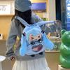Miku Hatsune Plush Toy Backpack Cartoon Bag With Adjustable Straps Shoulder