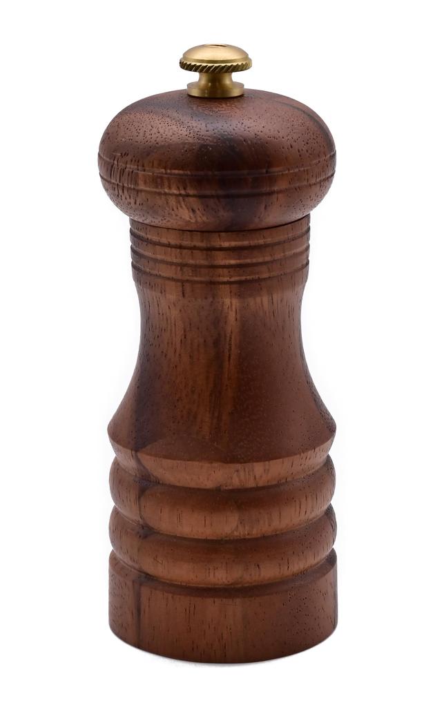 Swanson Shoji Pepper Mill, BR, Wooden, Acacia, Approx. 5cm Wide X 5cm Deep X 13cm High, PM-203