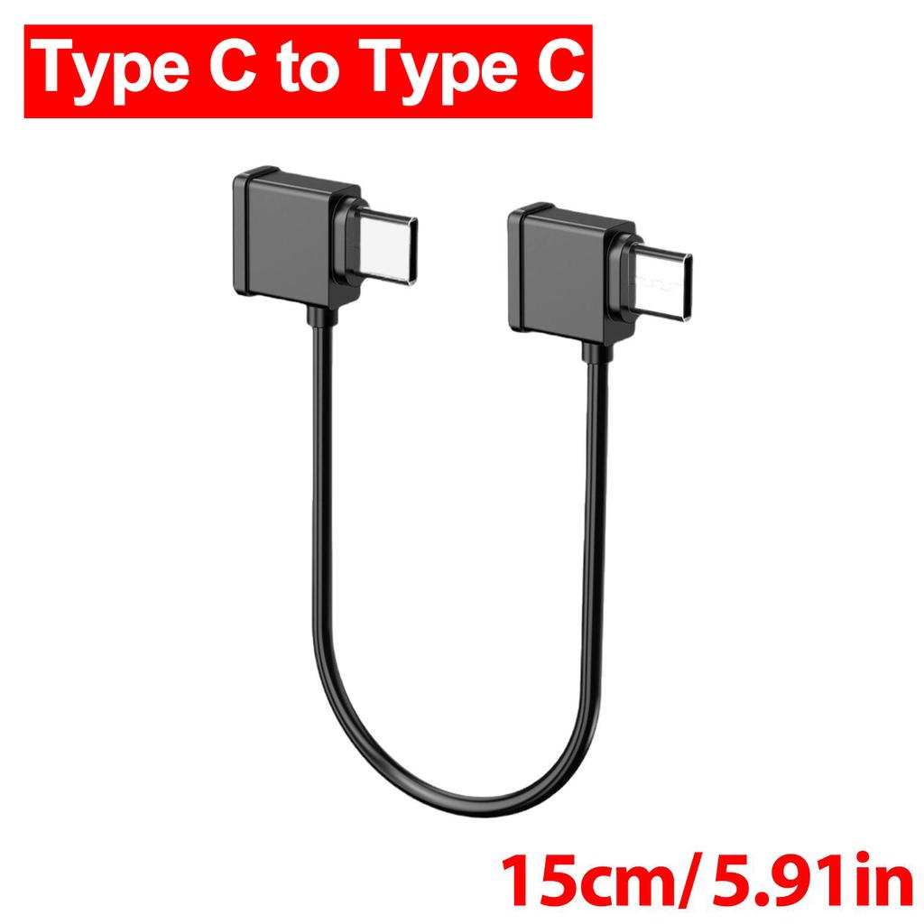 Кабель-адаптер для пульта дистанционного управления Micro-USB на USB-C для DJI Neo 2/Avata 2/Mavic 4 Pro/Air 3S/Mini 5 Pro/4 Pro, кабель-адаптер данных Type C на C
