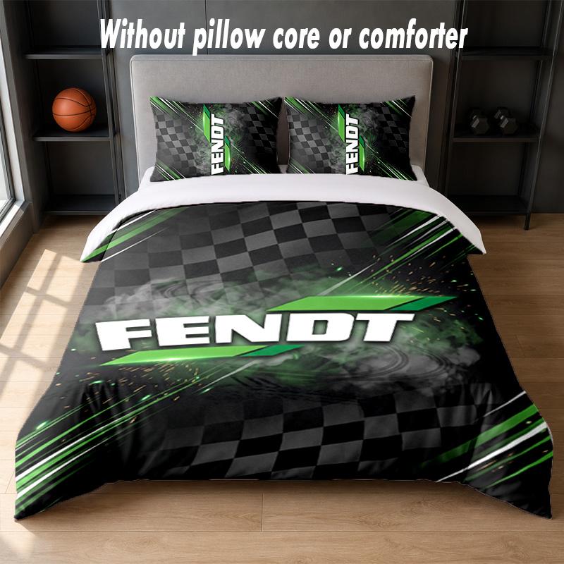 Fendt Design Bed Bedding Set 1 Duvet Cover + 2 Pillowcases Soft Breathable Household Bed Linens