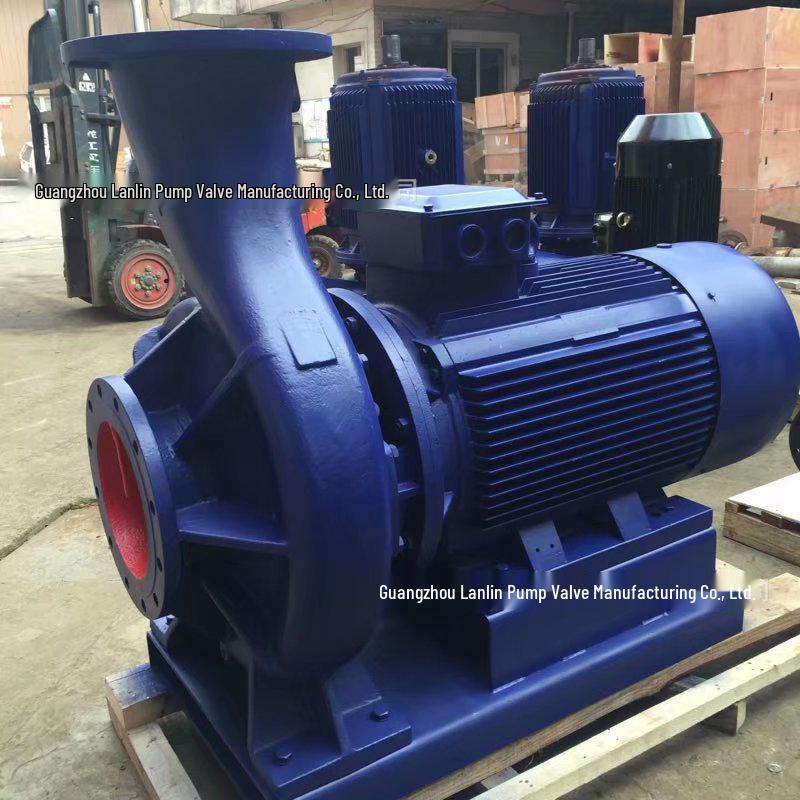 Low-Speed Single-Stage Inline Centrifugal Pump ISWD65-125I 0.75KW