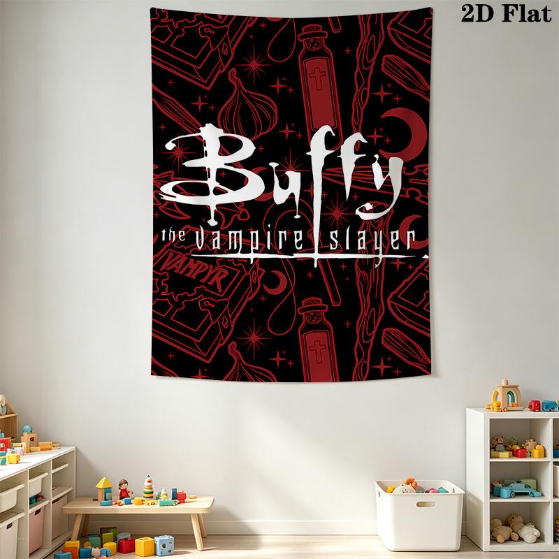 Buffy the Vampire Slayer Pattern Home Decor Tapestry, Wall Hanging, Decorative RV Wall Cloth.SGT0917161
