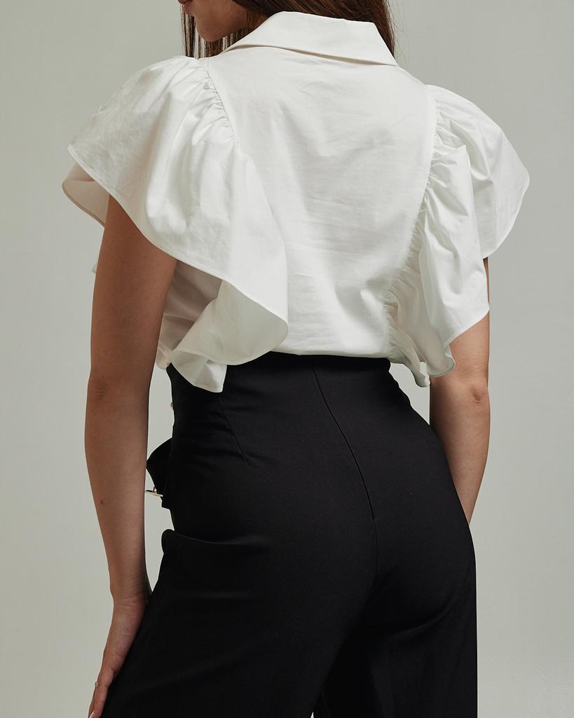 High-waisted Trousers Mira Mia 243017 38 Black