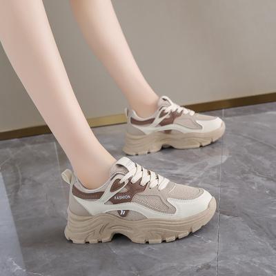 Нескользящие Туфли на Высокой Платформе и Высоком Каблуке, Платье Серебристые Туфли на Каблуке Женские Кроссовки Женские Роскошный Бренд Спортивные Tenisfeminino