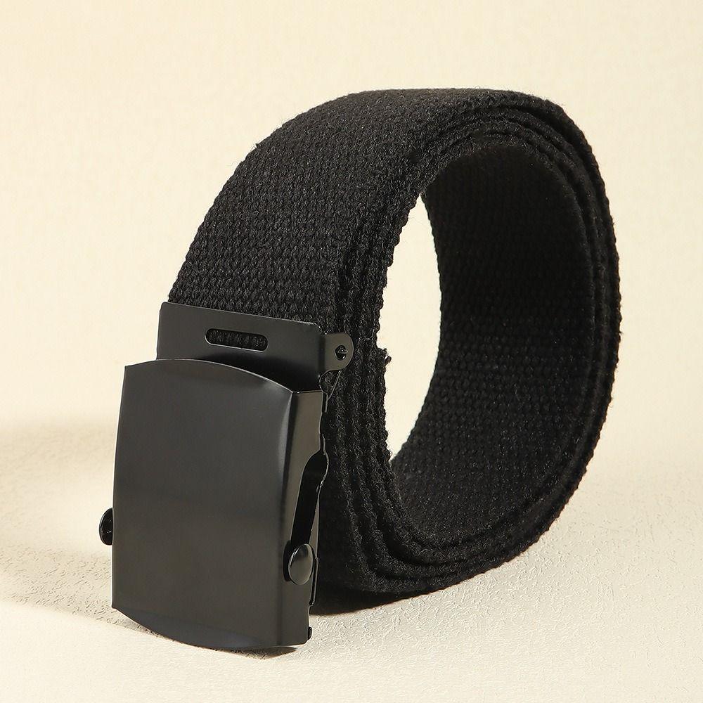 Canvas Women Nylon Belt Wide Side Jeans Decoration Fashion Man's Waist Belt Party