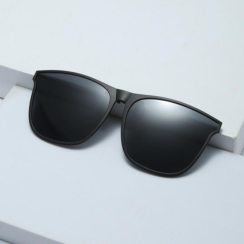 Сверхлегкие контактные поляризованные солнцезащитные очки с зажимами, мужские и женские водители, очки для коррекции близорукости