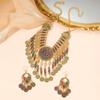 Стиль Ретро Придворный Богемный Этнический Стиль Ожерелье Серьги Набор Украшений из двух предметов