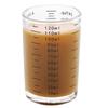 Durable 120ml Glass Kitchen Measuring Tool Precise Measuring Glass Cup with 120ml Capacity for Balanced Recipe Preps