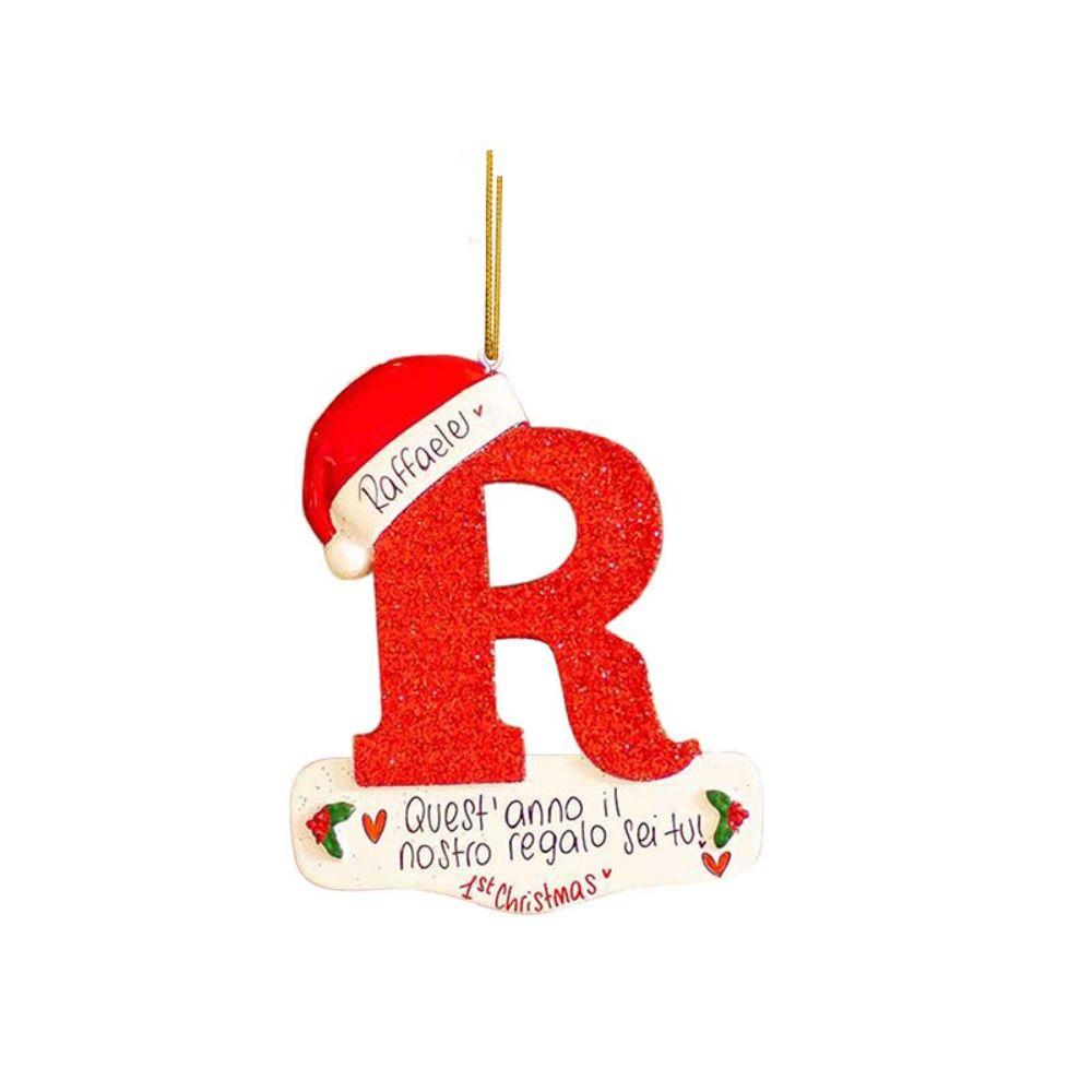 Xmas Christmas Tree 26 Letter Pendant Cartoon Christmas Tree Hanging Decor   Car Decorations