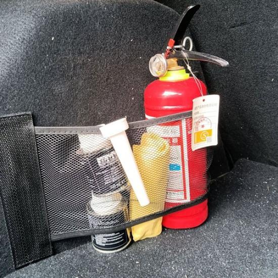 Elastic Mesh Interior Car Trunk Organizer Fixing Bet Storage Bag Car Accessories