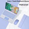 Чехол для iPad 5-го и 6-го поколений, 9,7 дюйма, Чехол-клавиатура Bluetooth для iPad Air 1, Air 2, Pro 9,7 дюйма, Чехол-клавиатура Funda