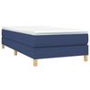 3144149 vidaXL Divan Bed with Mattress Blue 90x200 Cm Fabric