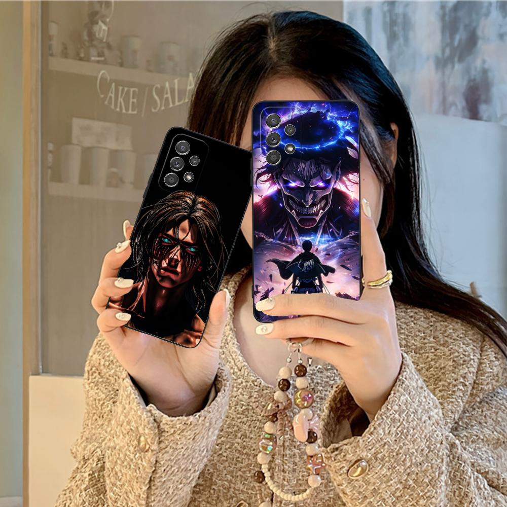 Чехол для мобильного телефона AOT Eren для Samsung Galaxy M55 54 42 35 34 33 32 23 22 15 14 13 12 F55 5G Цветной Защитный Чехол Красивый