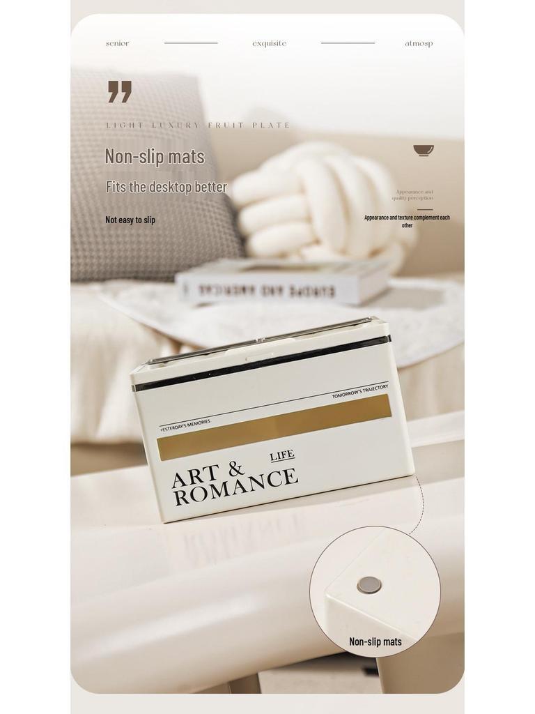 Роскошная многофункциональная коробка для салфеток для гостиной и кухни - Стильное решение для хранения