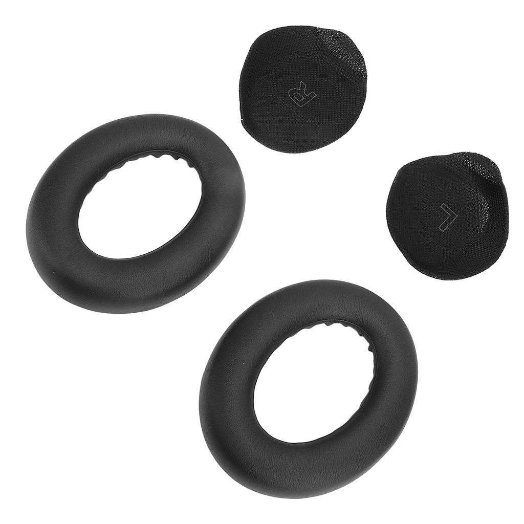 Replacement Earpads with Soft Protein Leather High Density Memory Foam Elastic Ear Pads Cushions for QC Ultra