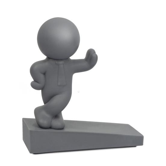 Мультяшный Человек Стопор для Двери Клин Защита Стены Противоскользящий Ветрозащитный Без Сверления Защита от Столкновений Ковер Плитка Бетонный Деревянный Пол Дверной Стопор