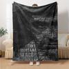 1pc Scarface-Inspired Flannel Blanket - Soft Cozy All-Season Throw for Bedroom, Sofa, Camping, Travel - Perfect Gift for Movie FansB28
