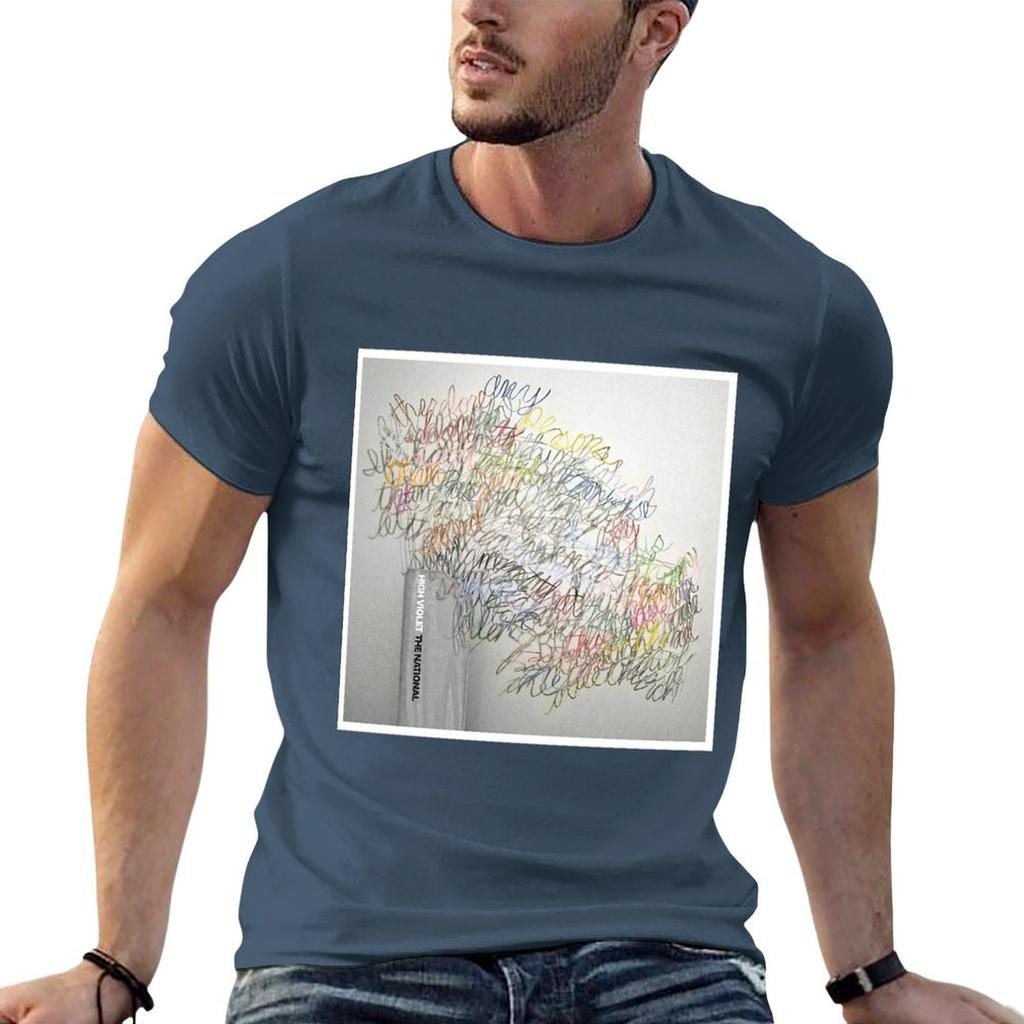 The National high violet TShirt Relaxed Casual Short Sleeve Tee