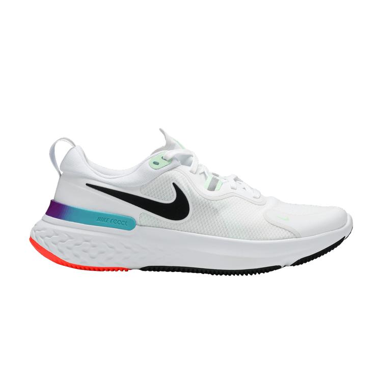 Men's Sneakers Nike React Miler White Green Vapor White/Black/Vapor Green/Hyper Jade