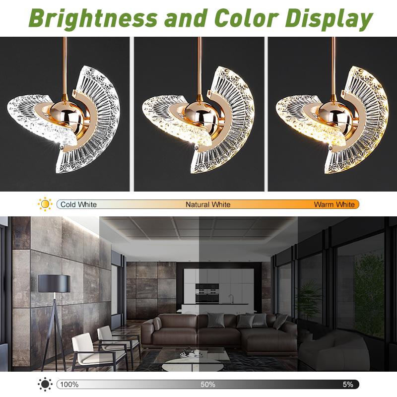 Nordic Lighting Ceiling Подвесной Светильник Вращающийся Мульти-Стиль Светодиодные Огни НЛО Домашнее Внутреннее Освещение Гостиная Искусство Декоративное