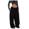 Women's 2025 Spring/Autumn Street Dance Casual Wide-Leg Sweatpants: Loose Fit, Straight-Leg Versatile Pants