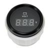 52mm Digital Voltmeter With Red Backlight Volt Meter Indicator Voltage Gauge For Marine Boat Car LED Dislay Gauge 12V 24V
