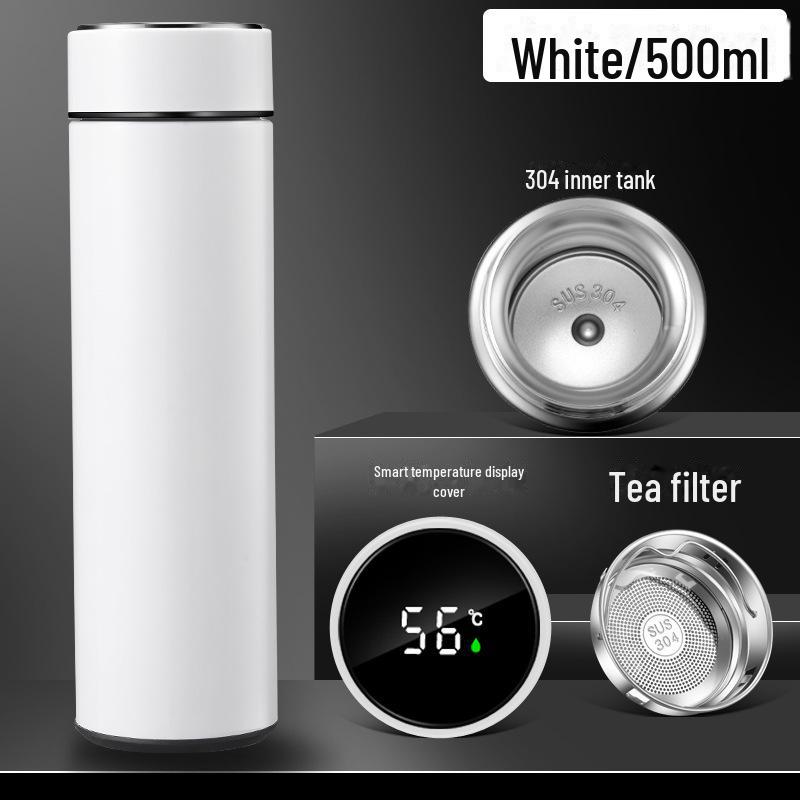 Stainless Steel Digital Temperature Display Smart Thermos Cup