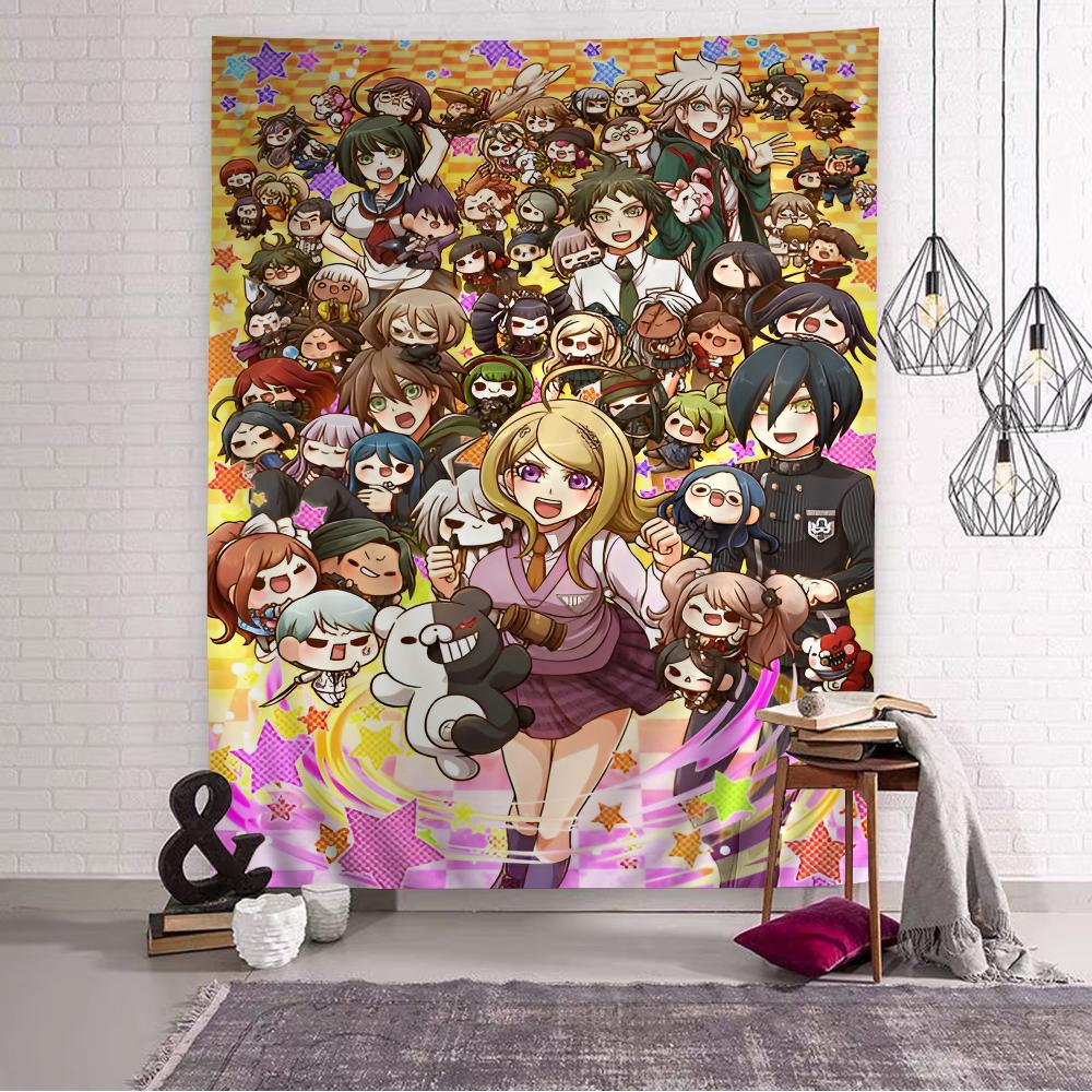 Аниме Danganronpa горячий Аниме Гобелен Подвесной Таро Хиппи Настенные Ковры Комната Настенные Листы