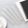 Clips Loose Leaf Book Binder Rings Notebook Binding Spines Binder Circle Ring Plastic Comb Bindings