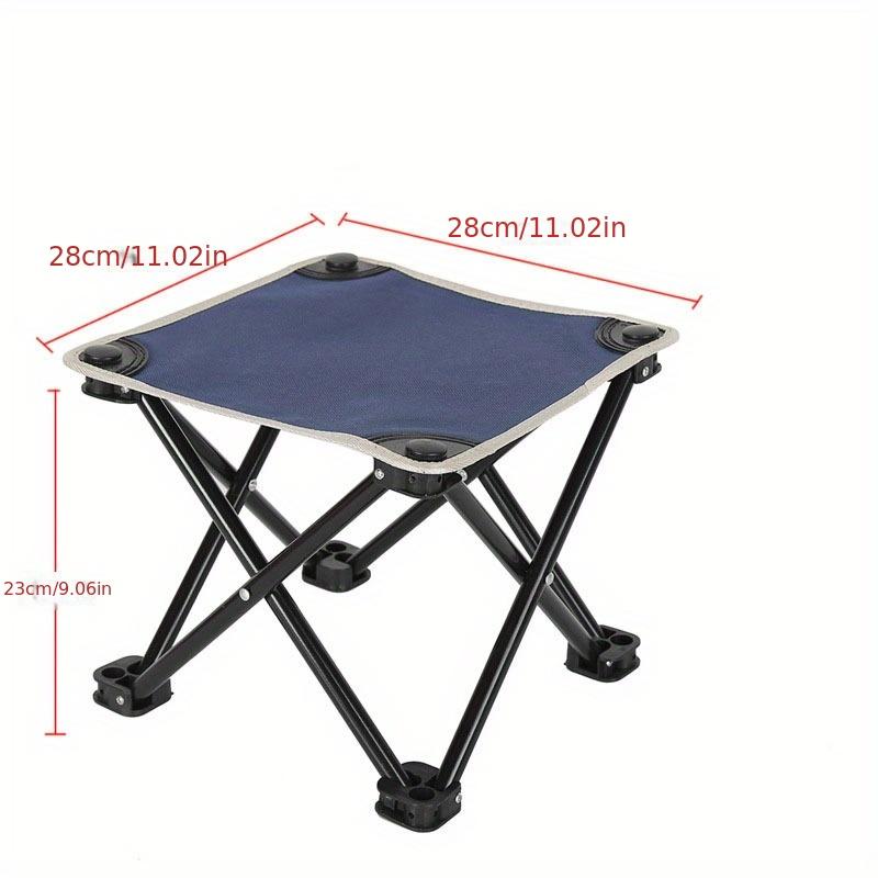 1Pc Camping Outdoor Folding Stool, Train Portable Stool, Outdoor Leisure Sketching Travel Portable Mazar