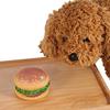 Pet Toy Sound Hamburger Food Shaped Squeaky Puppy Dog Play Toys Supplies