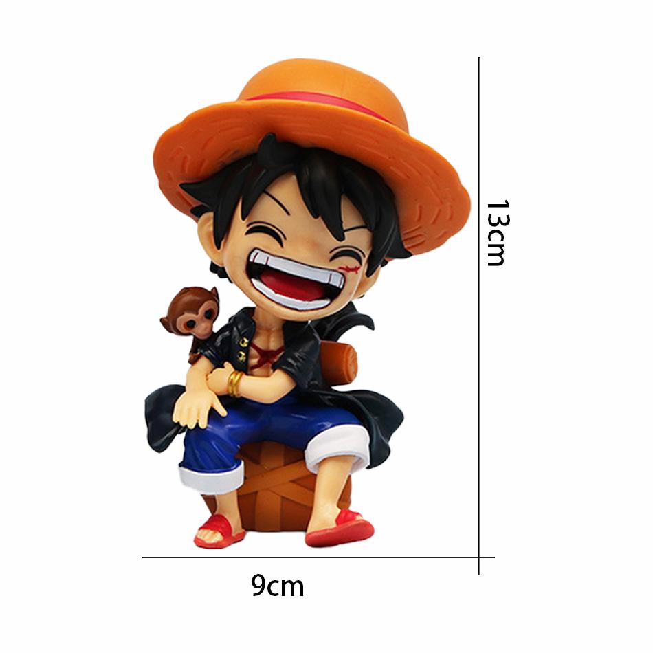 One Piece Портативный Луффи Зоро Портгас·Д· Эйс Сидящий Ямато версия Q модная игра мультфильм Аниме автомобильное украшение rega
