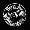 Mountain Born for Adventure Автомобиль Караван Кемпер Грузовик Наклейки Украшение