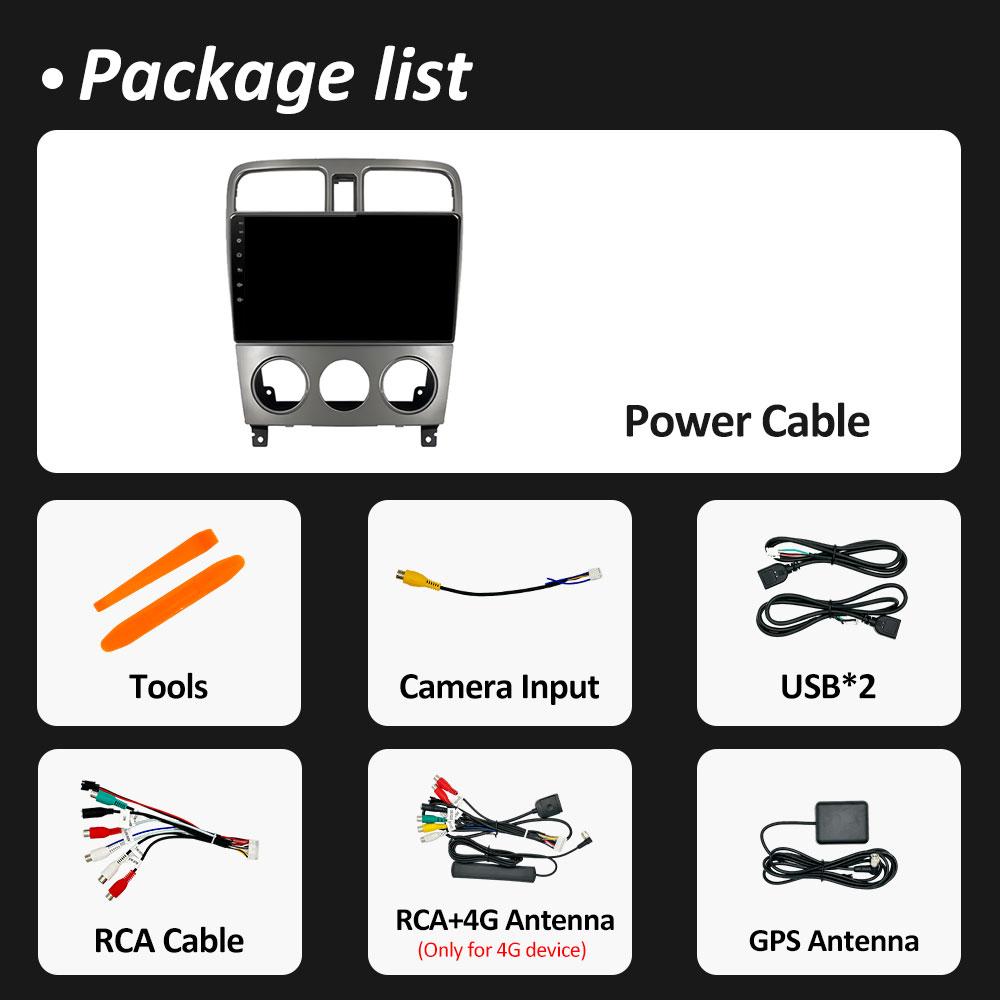 Для Subaru Forester SG 2002 2001 2002 2003 - 2008 Беспроводной Carplay Android Auto Автомобильный Мультимедийный Видеоплеер DSP Стерео Головное Устройство
