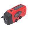 Emergency Radio AM FM WB 2000mAh Solar Hand Crank Portable Weather Radio with LED Flashlight
