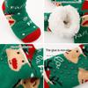 1 пара зимних носков с рисунком Санта-Клауса и лося, с плюшевой подкладкой, сохраняющих тепло, рождественские носки с высоким голенищем, гетры для ног, осенне-зимний подарок на праздник