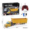 Children'S Toys Electric Remote Control Car Semi-Trailer Freight Truck Container Truck Transporter Toy Model