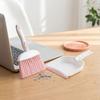 Flexible Mini Dustpan and Brush Set Durable Handheld Sweeping Brush  Small Debris Cleaning