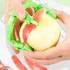 Ручная овощечистка для яблок, вращающаяся ручная овощечистка Zester, кухонный гаджет, эргономичная овощечистка для очистки и нарезки фруктов спиралью