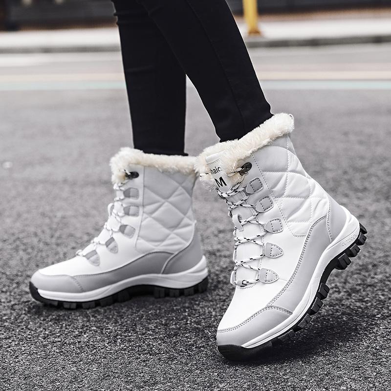 Fashion Winter Boots for Women High Top Fashion Warm Shoes High Quality Anti-skid Comfortable Casual Snow Boots Women's Footwear 2024