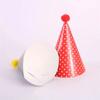 11Pcs/Bag Happy Birthday Party Hats Polka Dot DIY Handmade Cap Crown for kids Birthday Party Photo Props Baby Shower Decoration