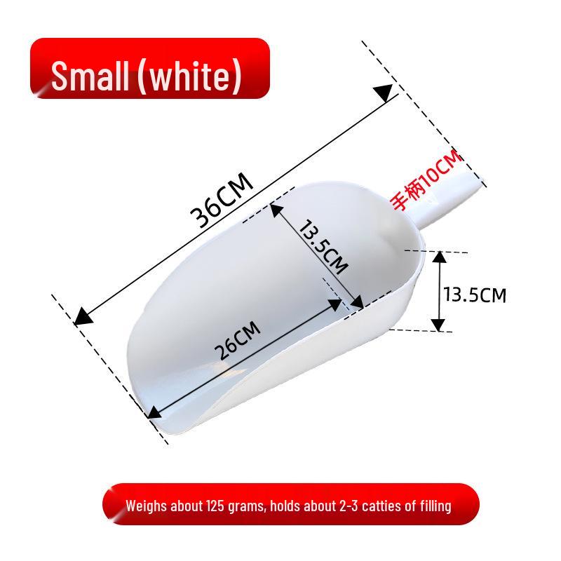 Большая утолщенная пластиковая лопата для корма для куриных, утиных, гусиных и свиноферм