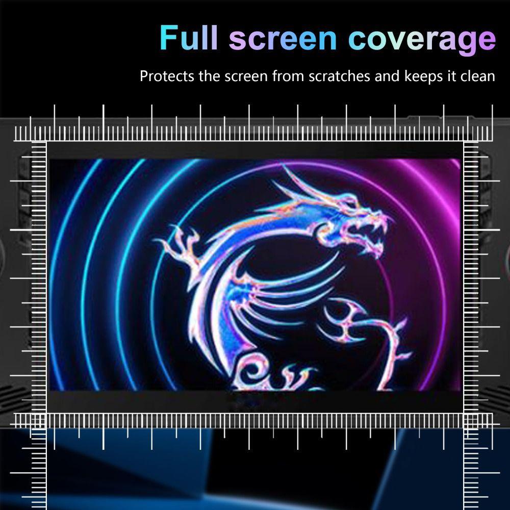 2pcs Game Accessories Screen Protector Handheld Console Protective Film for MSI Claw A1M