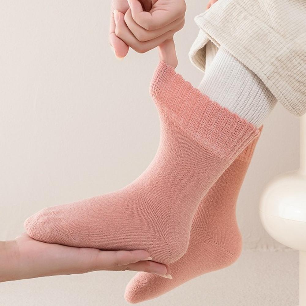 3 Pairs Super Thicker Winter Socks Children's Anklets Socks New Thermal Terry Socks  for Toddlers